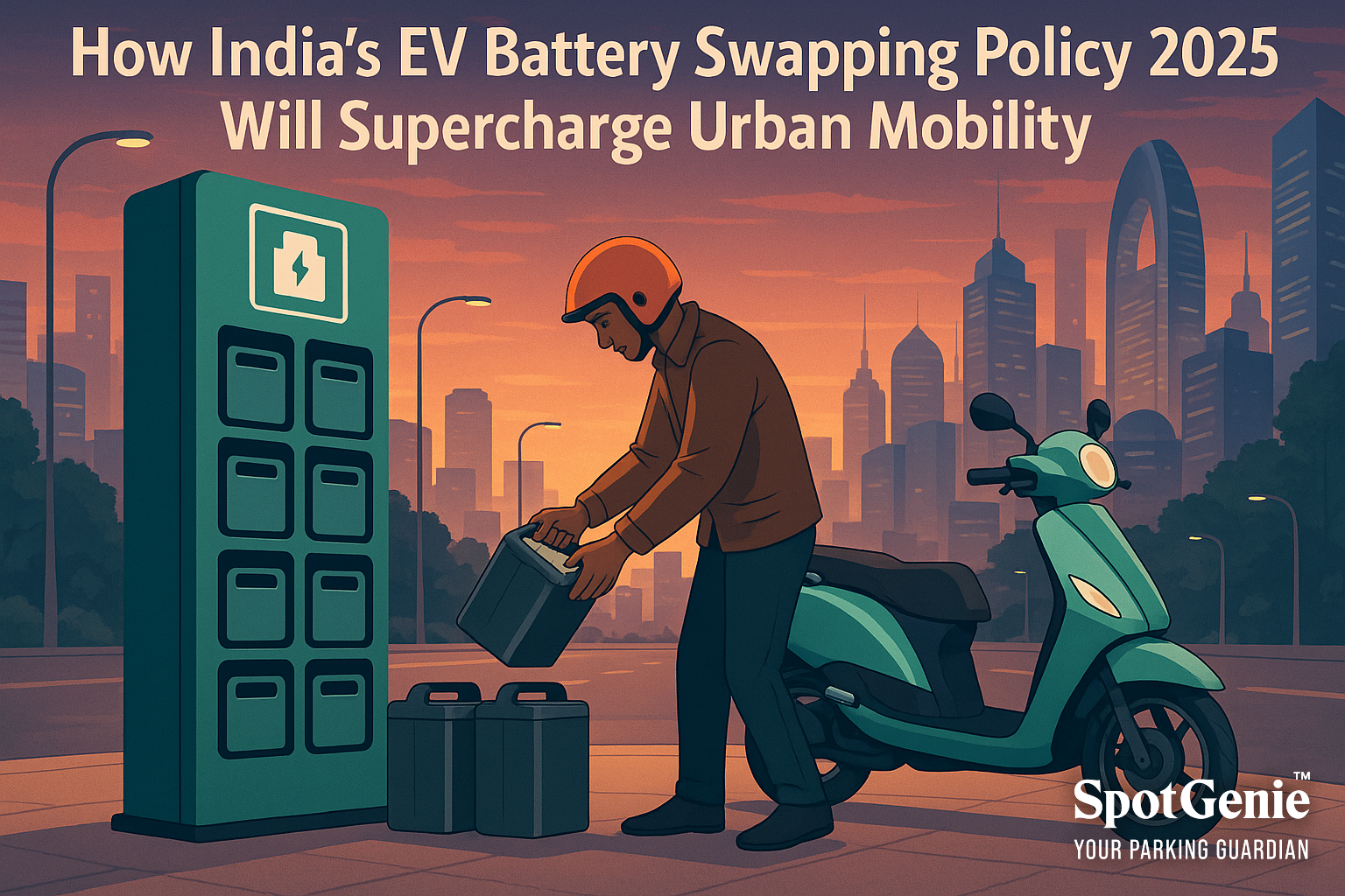 India EV Battery Swapping Policy 2025 | SpotGenie Gyaan