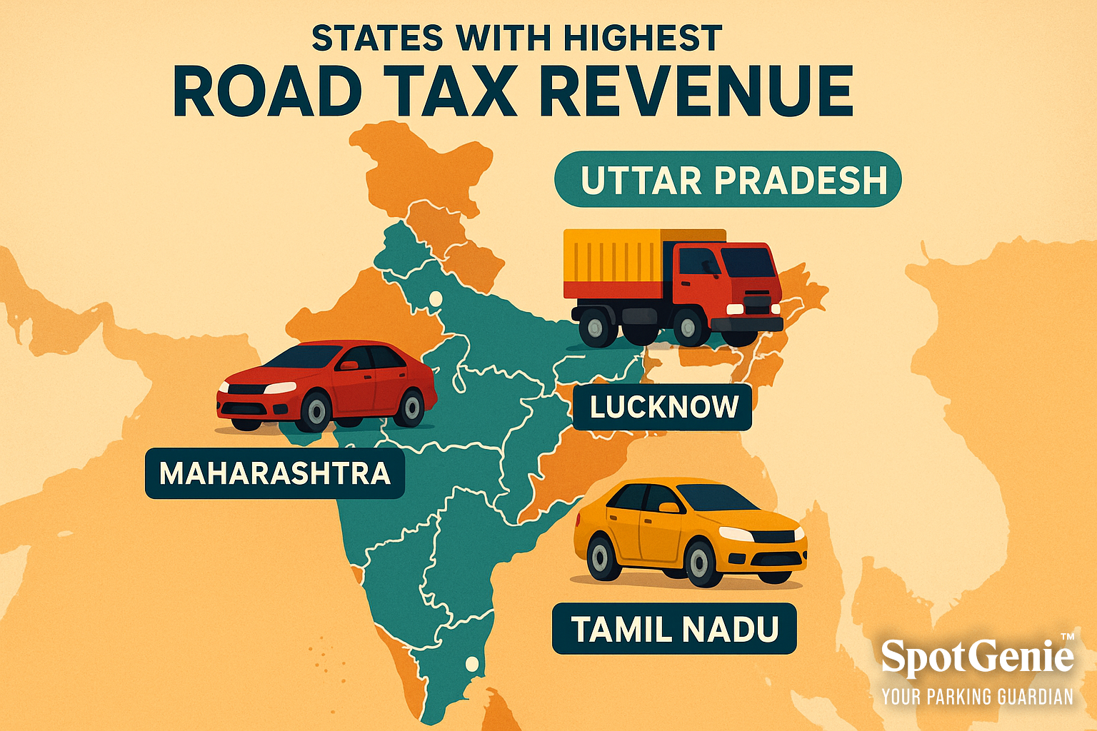 Which Indian State Earns the Most from Road Tax? | SpotGenie Facts