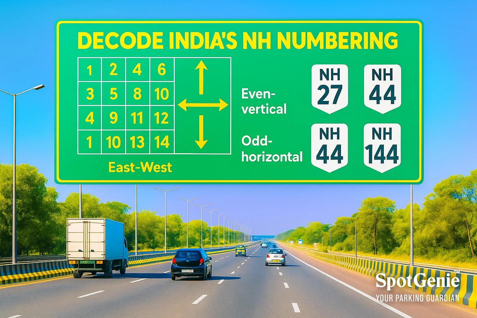India’s NH Numbers Decoded: Direction, Branches & Logic