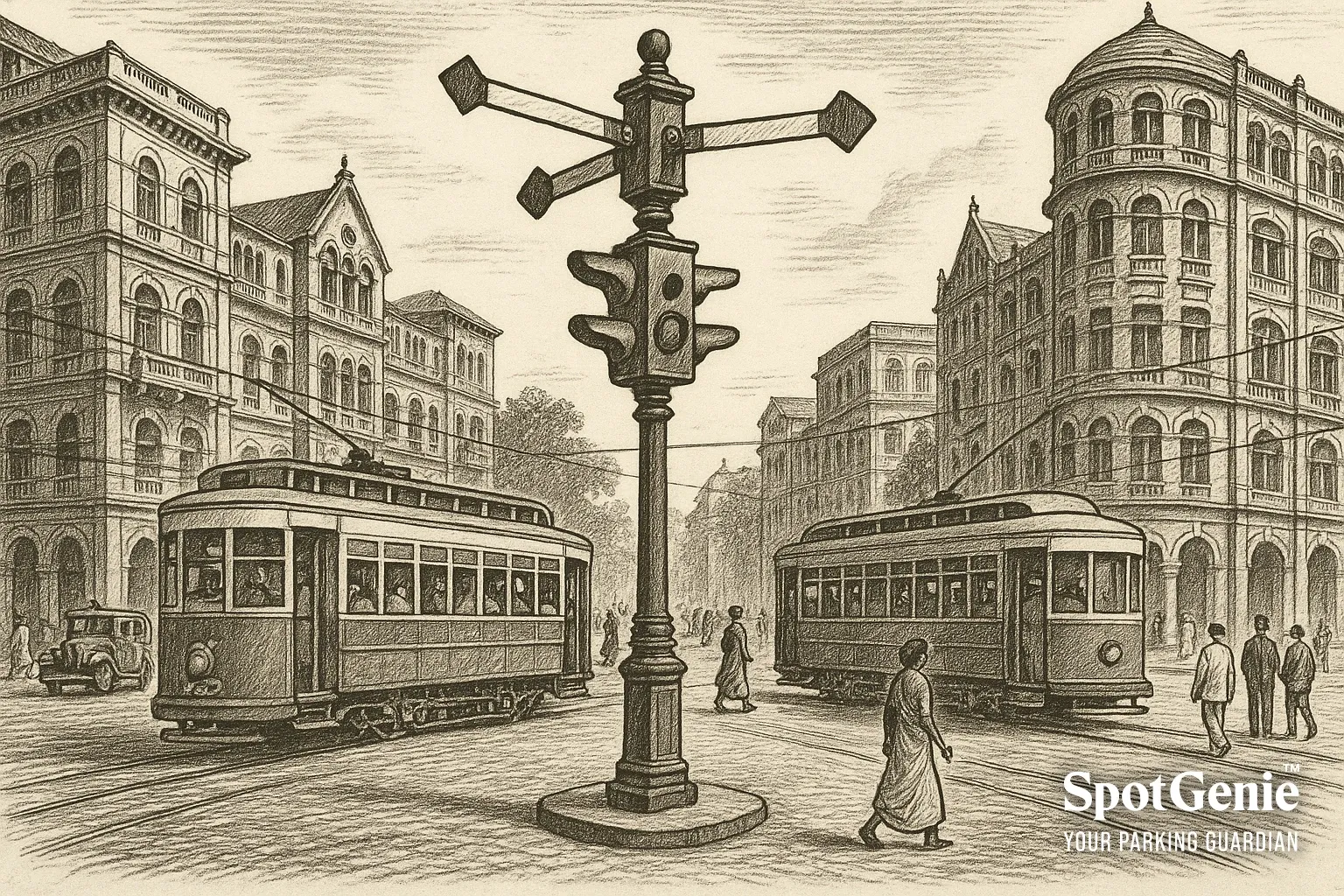 SpotGenie Fact: India’s First Traffic Signal