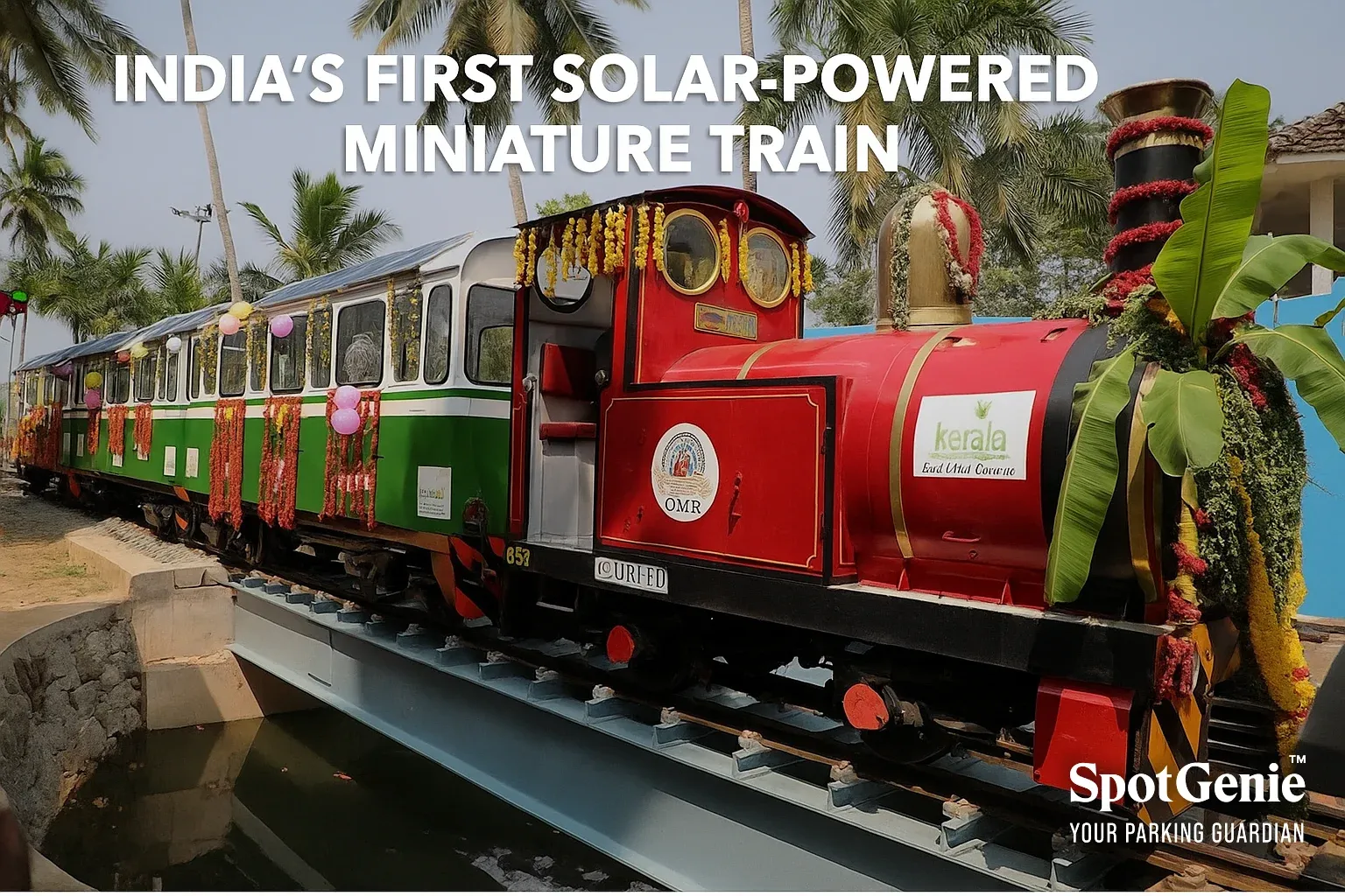 India’s First Solar-Powered Miniature Train in Kerala | SpotGenie Fact