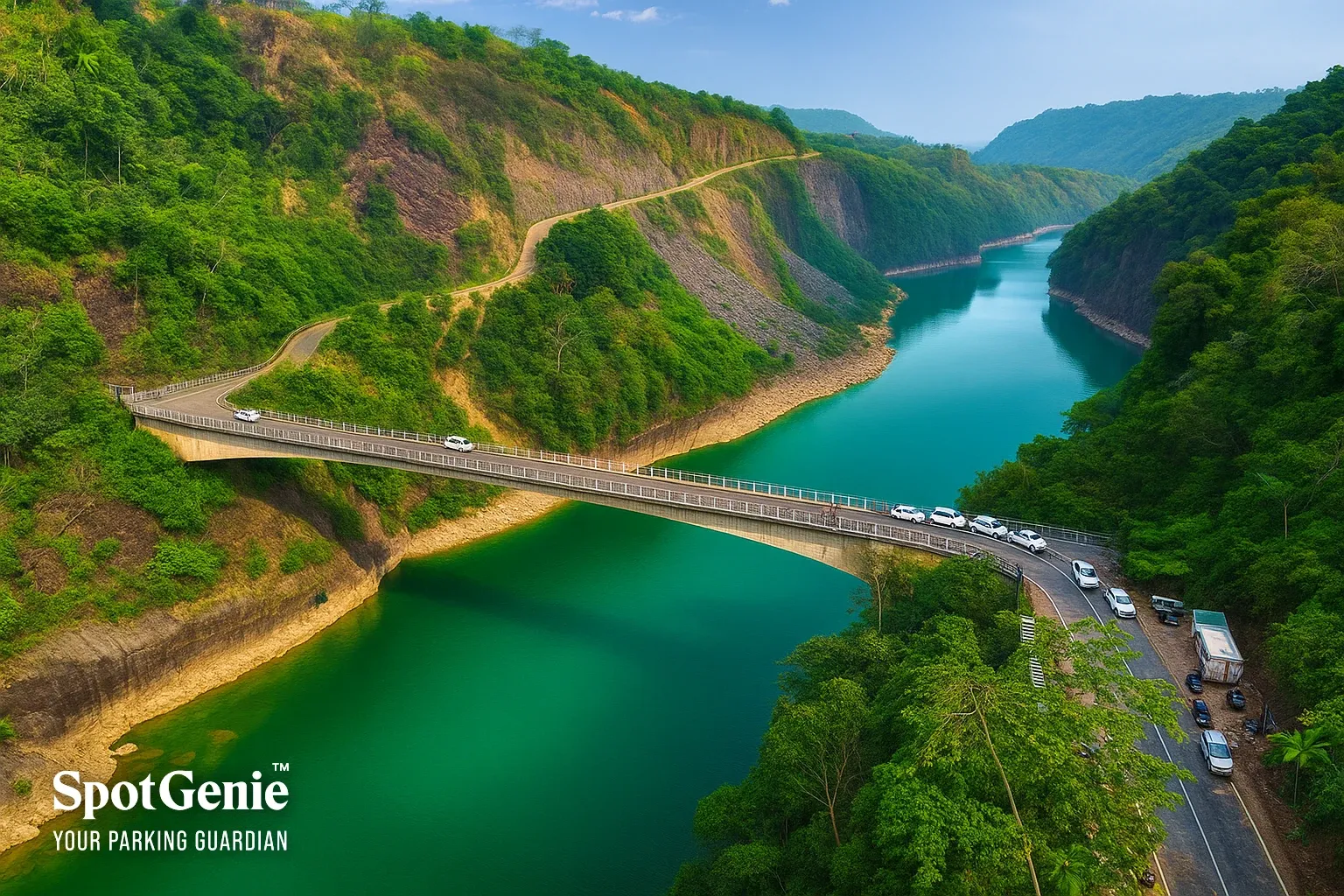 The Jadukata Bridge – Meghalaya’s Floating Wonder of Concrete and Cantilever