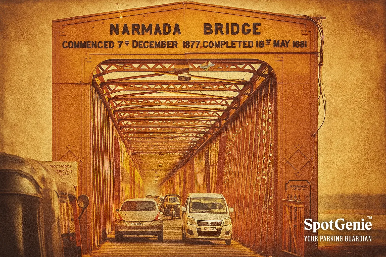 Narmada Golden Bridge - The 19th-Century Iron Marvel That Still Shines