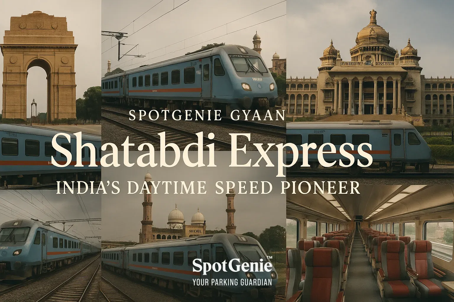 🚆 SpotGenie Gyaan | Shatabdi Express: India’s Daytime Speed Pioneer (2025)