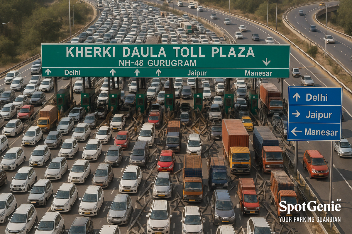 Kherki Daula Toll Plaza on NH-48