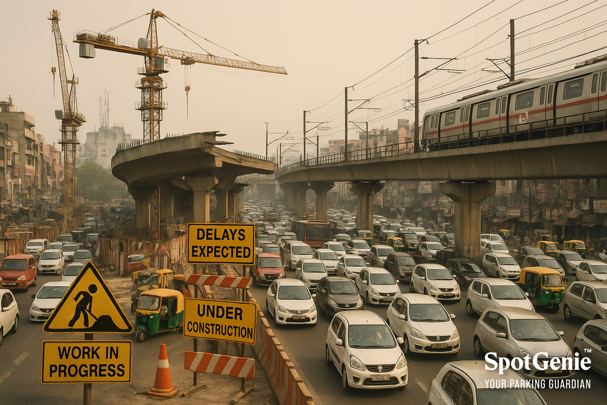 Flyover under construction