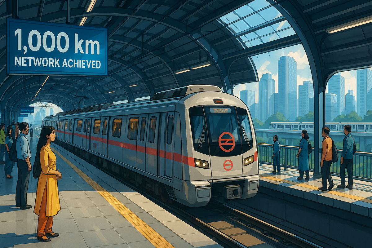 India Now Boasts the World's 3rd-Largest Metro Network