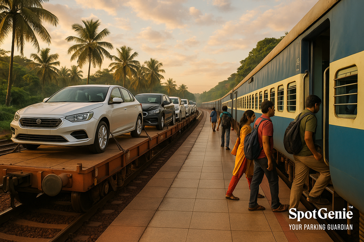 India’s First Car‑Ferry Train