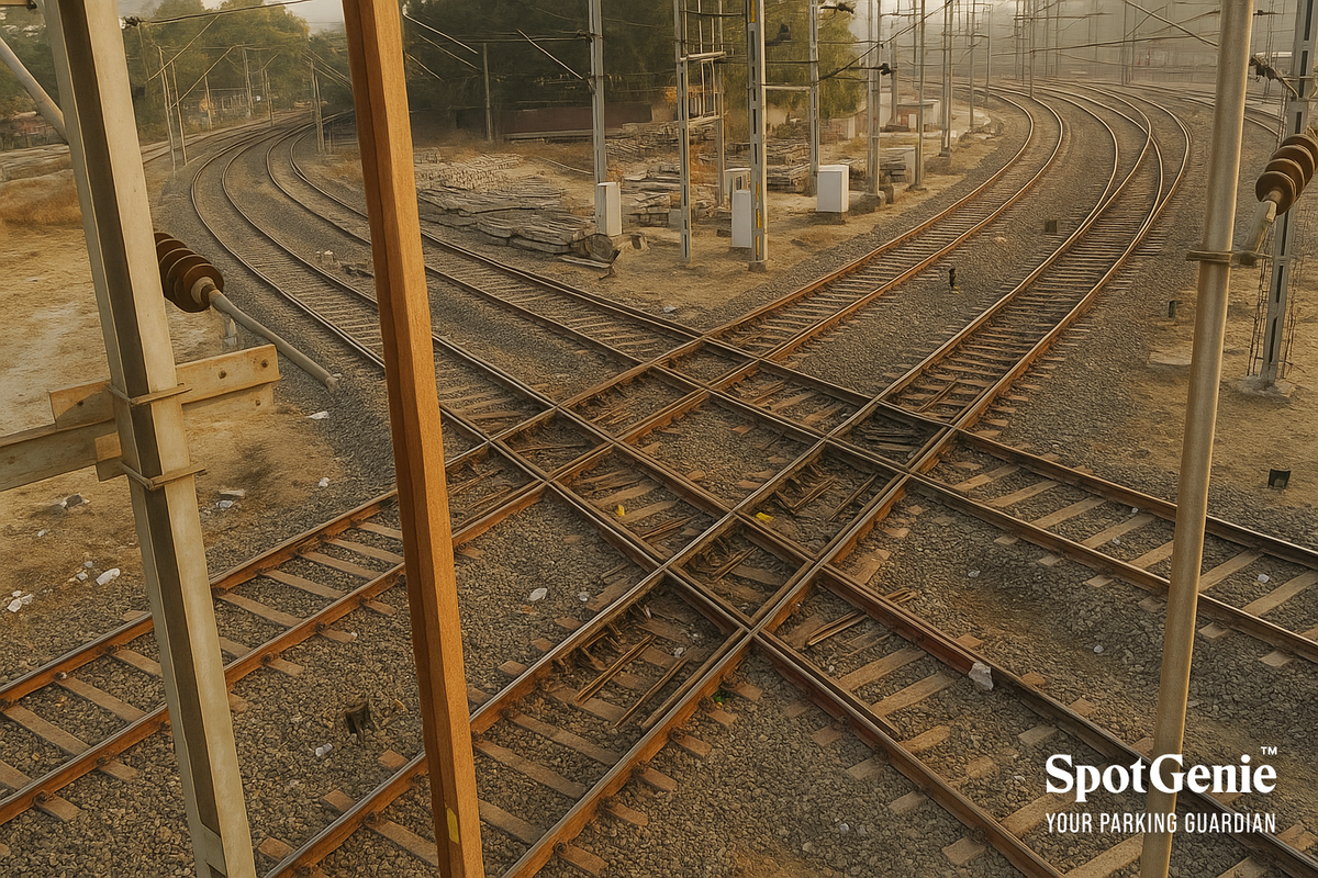 Double-Diamond Railway Crossing