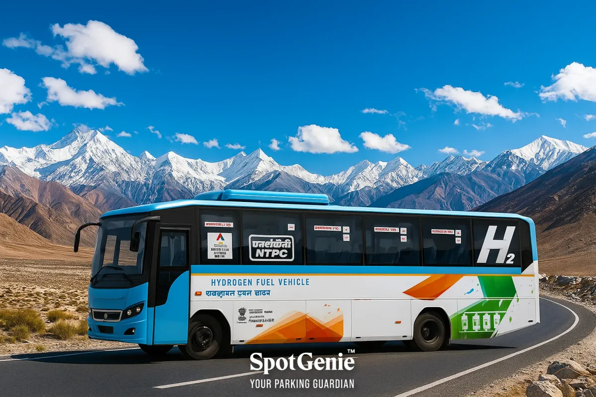 India’s First Hydrogen-Powered Buses at High Altitude