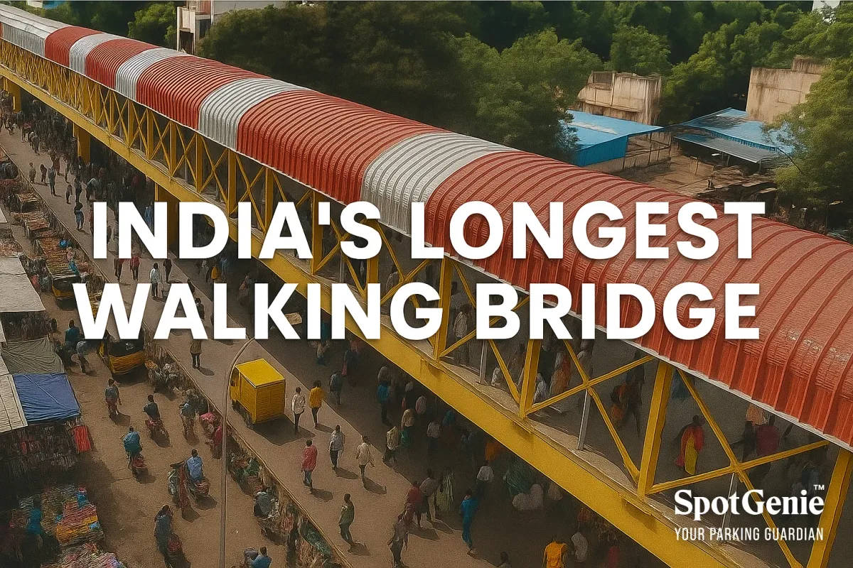 SpotGenie Fact: India’s Longest Walking Bridge – The T Nagar Skywalk, Chennai
