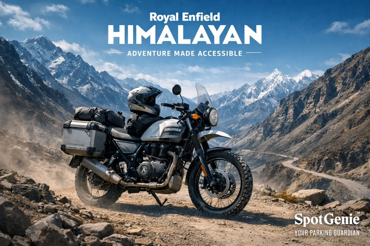 🏍️ SpotGenie Gyaan: Royal Enfield Himalayan, India’s Affordable Adventure Touring Revolution