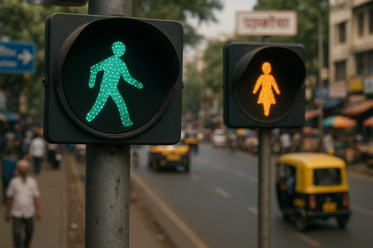 Gendered Traffic Signal