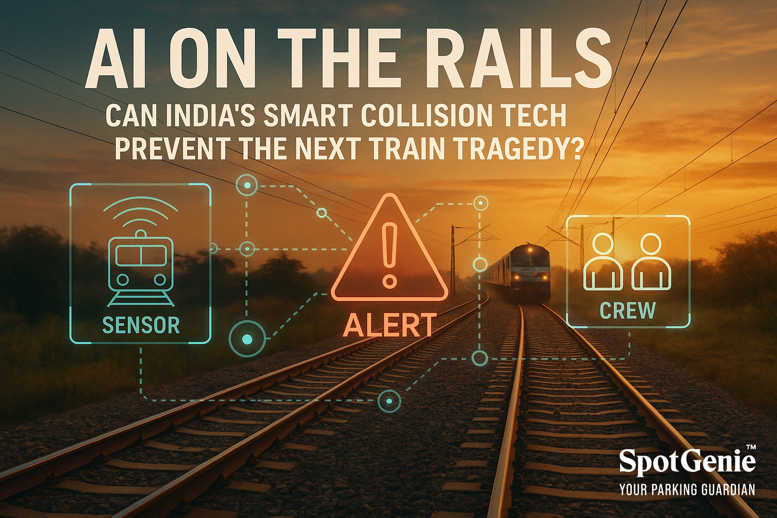 Indian train equipped with AI collision detection system