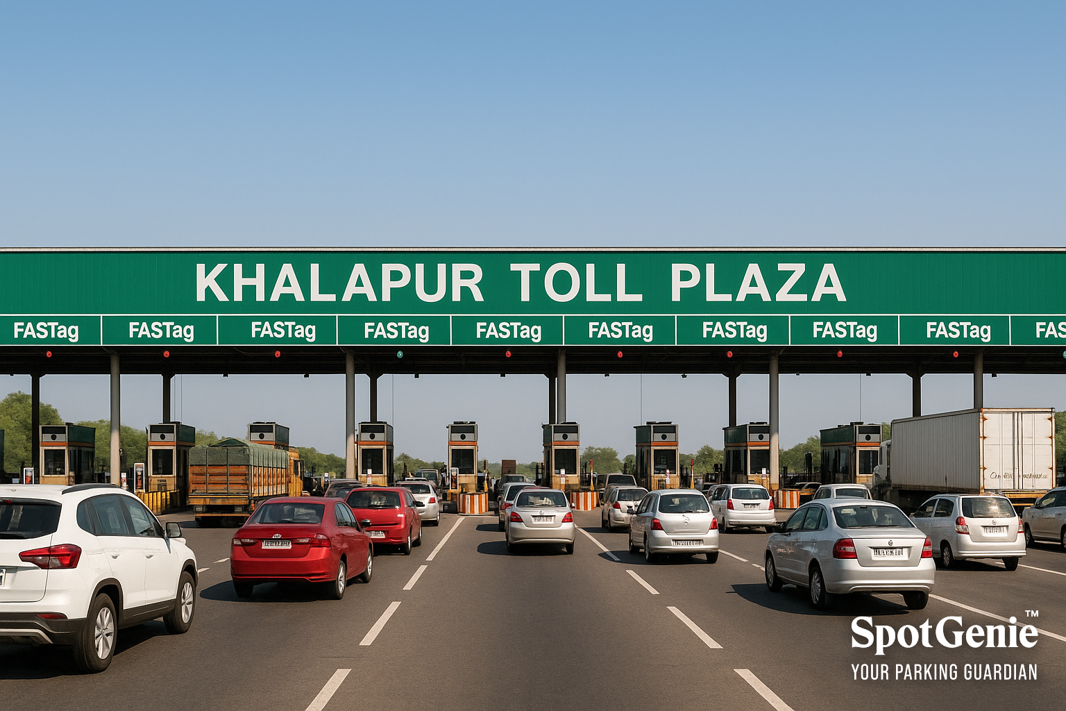 Khalapur Toll Plaza on Mumbai-Pune Expressway