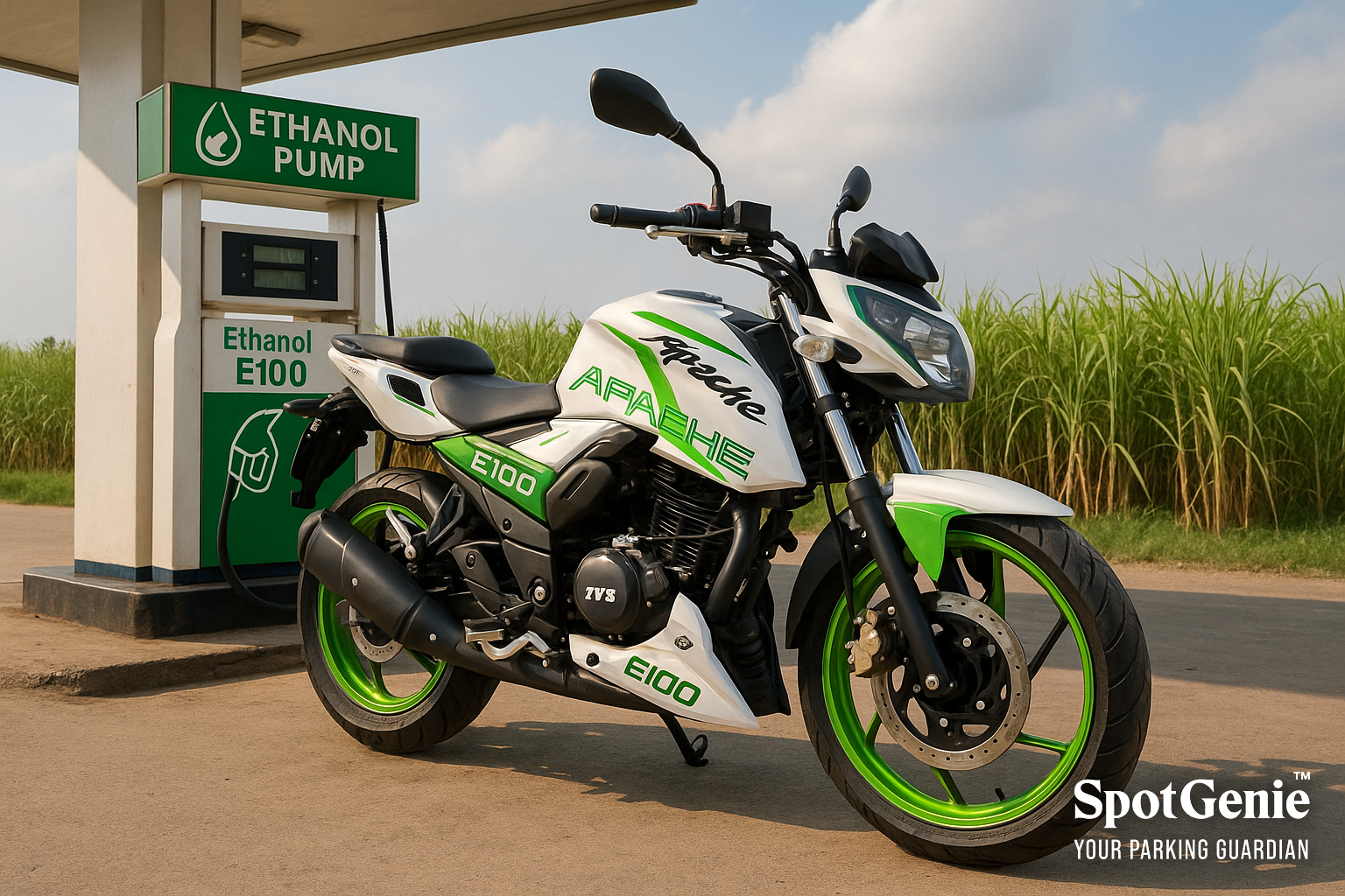 India’s First Ethanol Motorcycle - Apache RTR 200 Fi E100