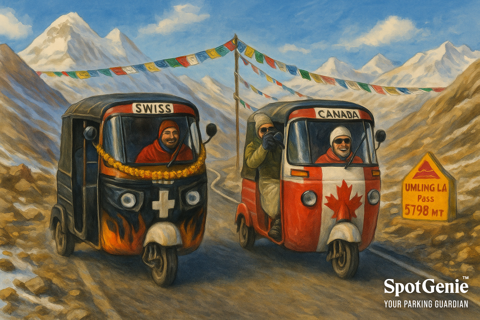 Auto-Rickshaw Reaches 5,798m Altitude