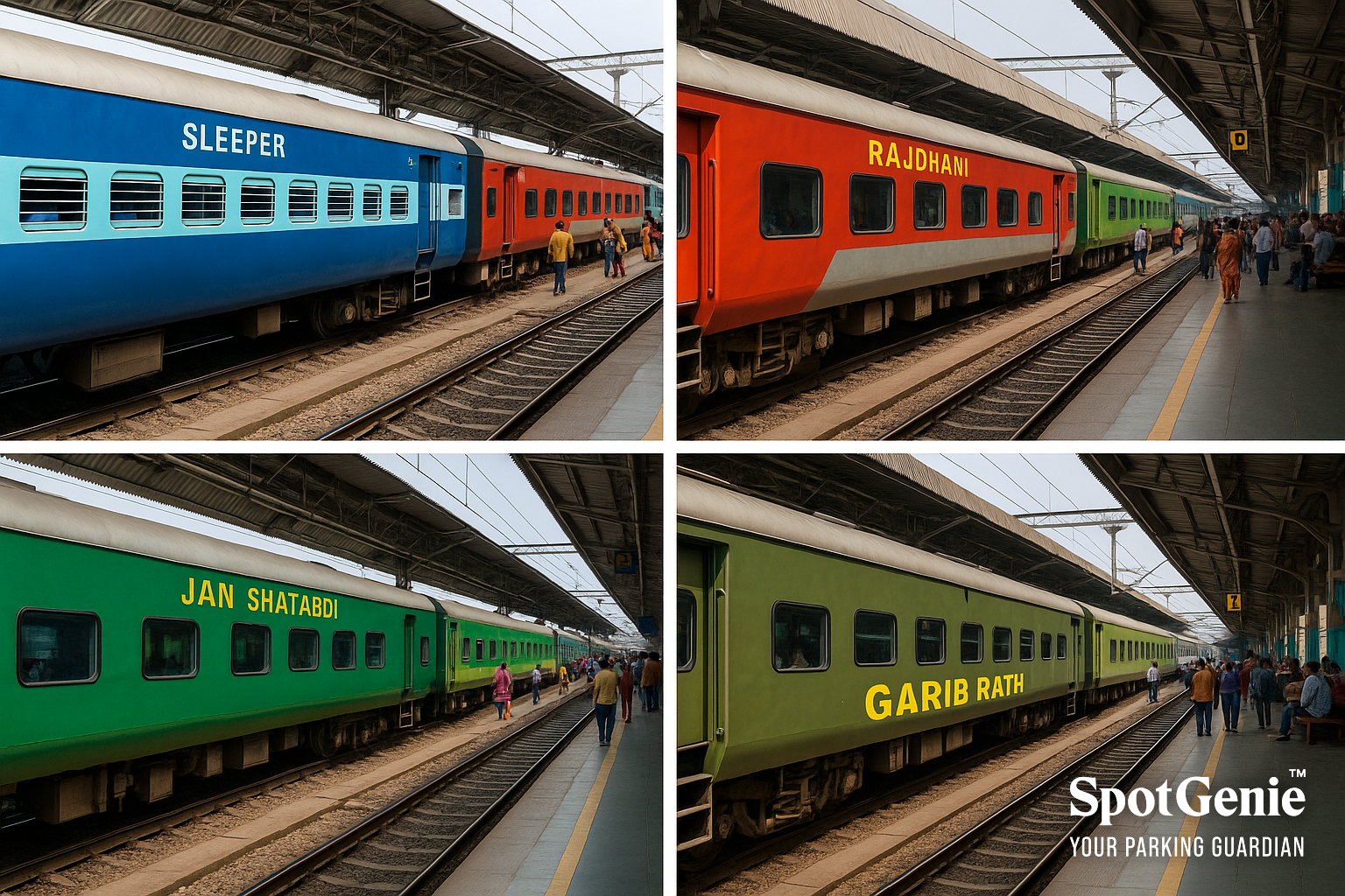 Why Indian Trains Come in So Many Colors and What They All Mean!