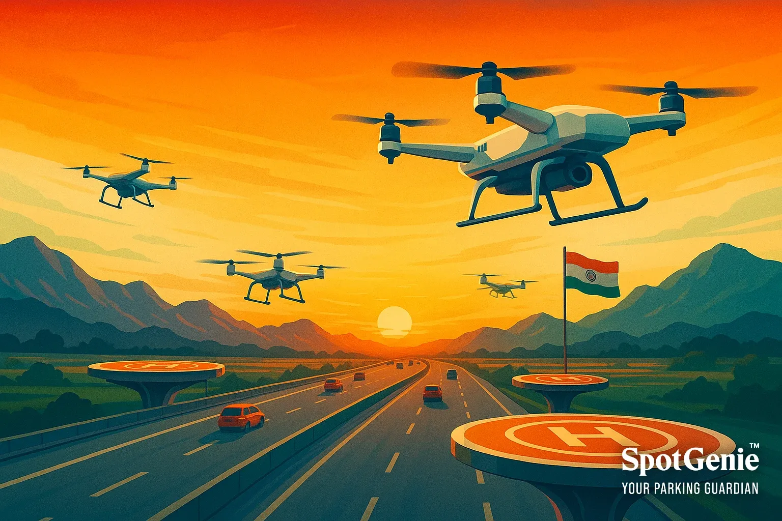India's Drone Corridors & Aerial Infrastructure 2025