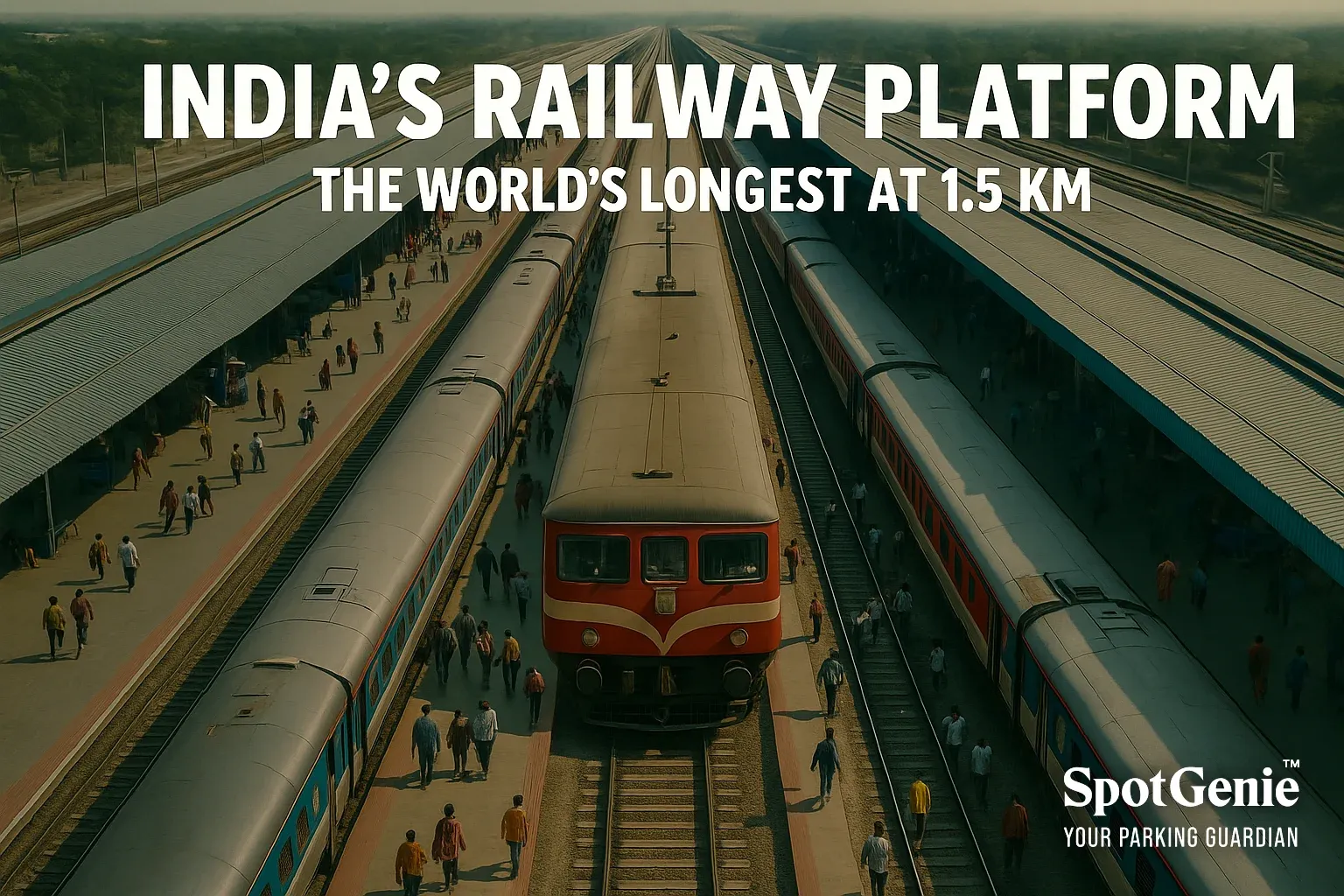 India’s Longest Railway Platform - A World Record!