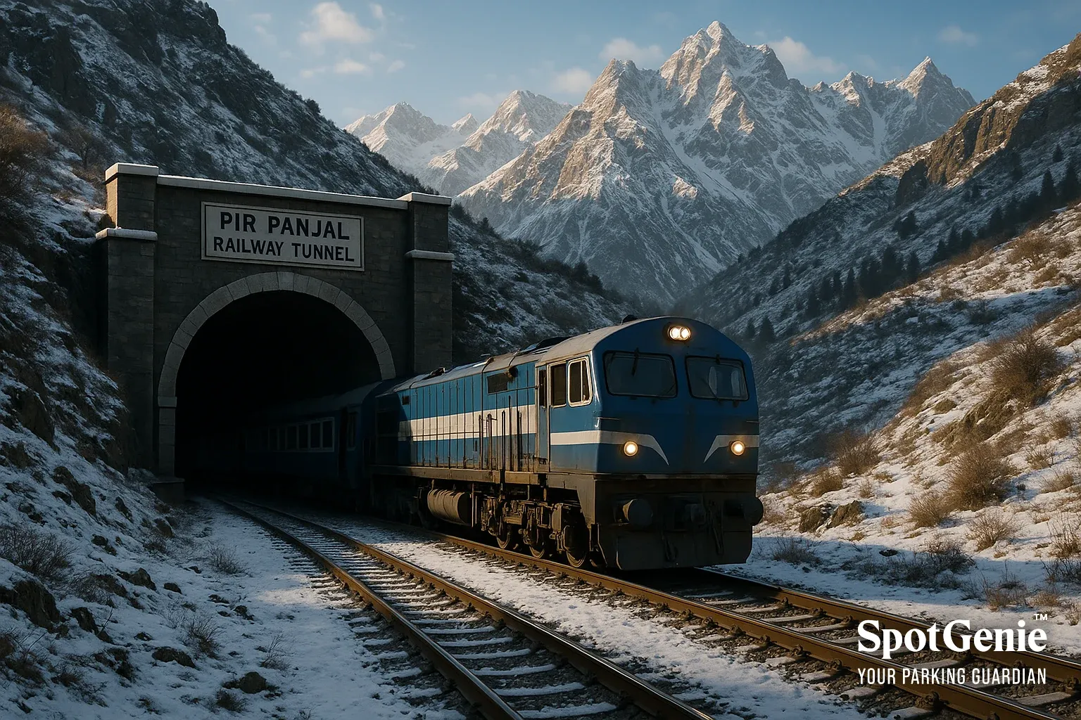 India’s Longest Railway Tunnel - Pir Panjal Railway Tunnel (11 km)