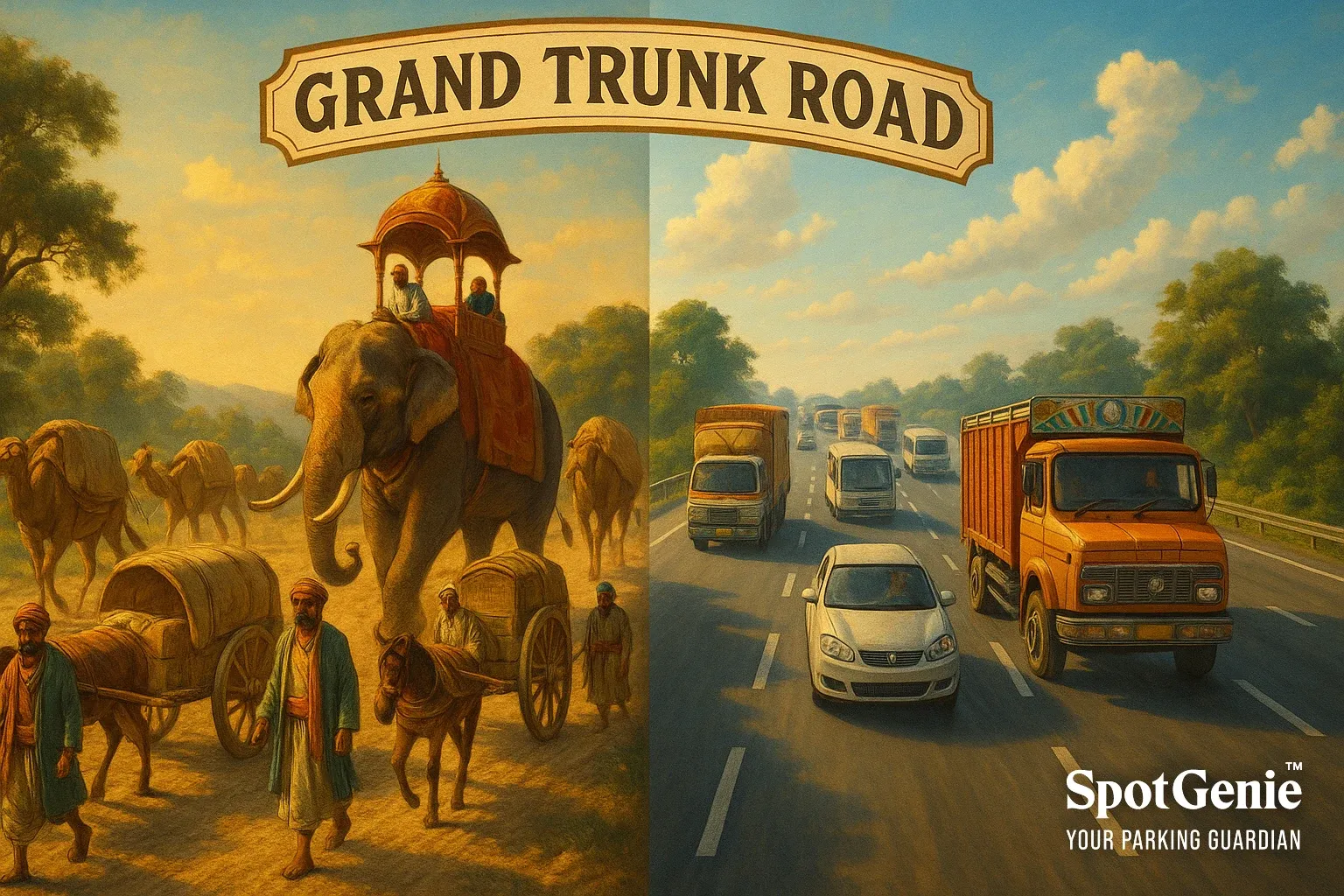 The First Highway in India: Grand Trunk Road