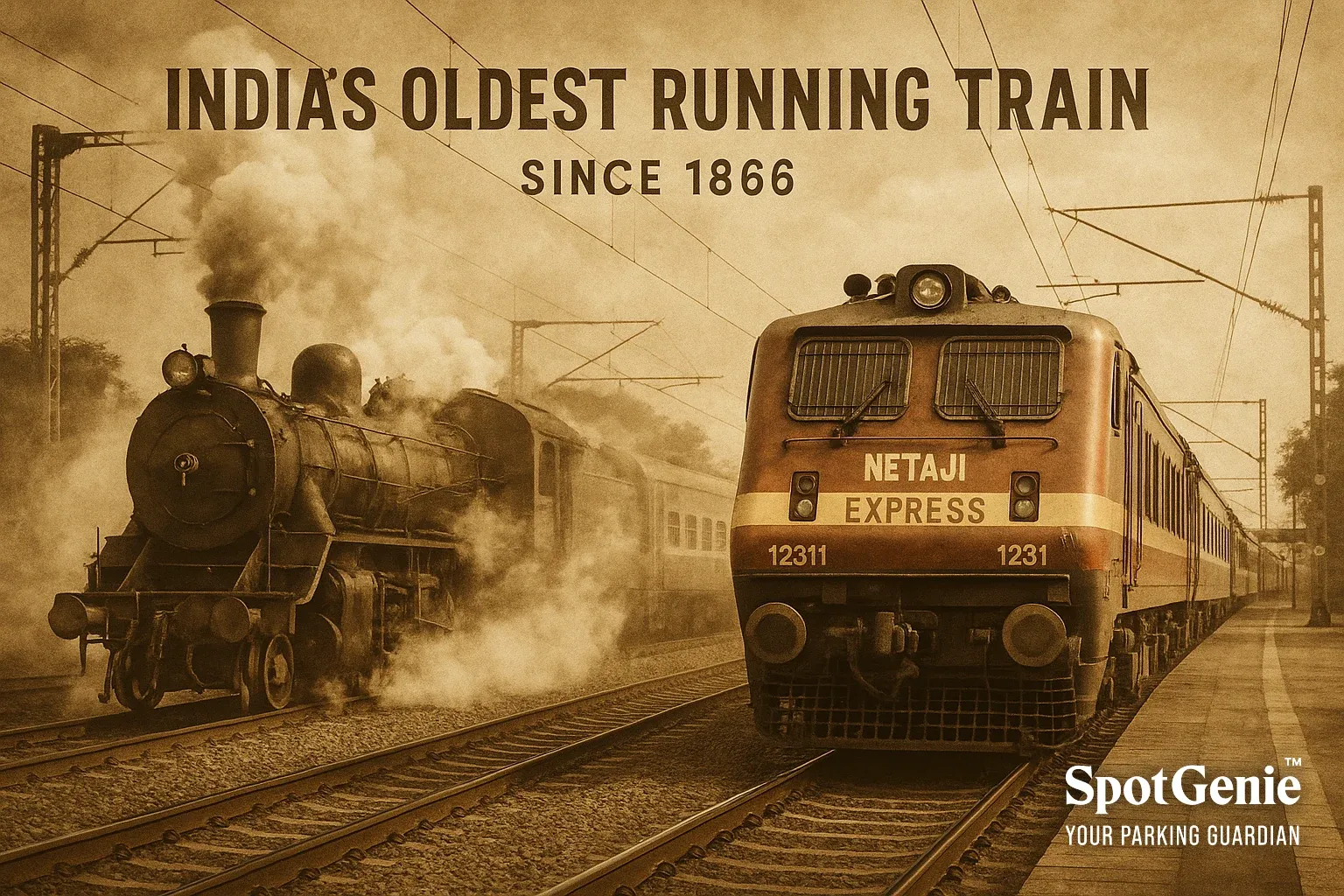 India’s Oldest Train Still on Track, The Netaji Express (1866)