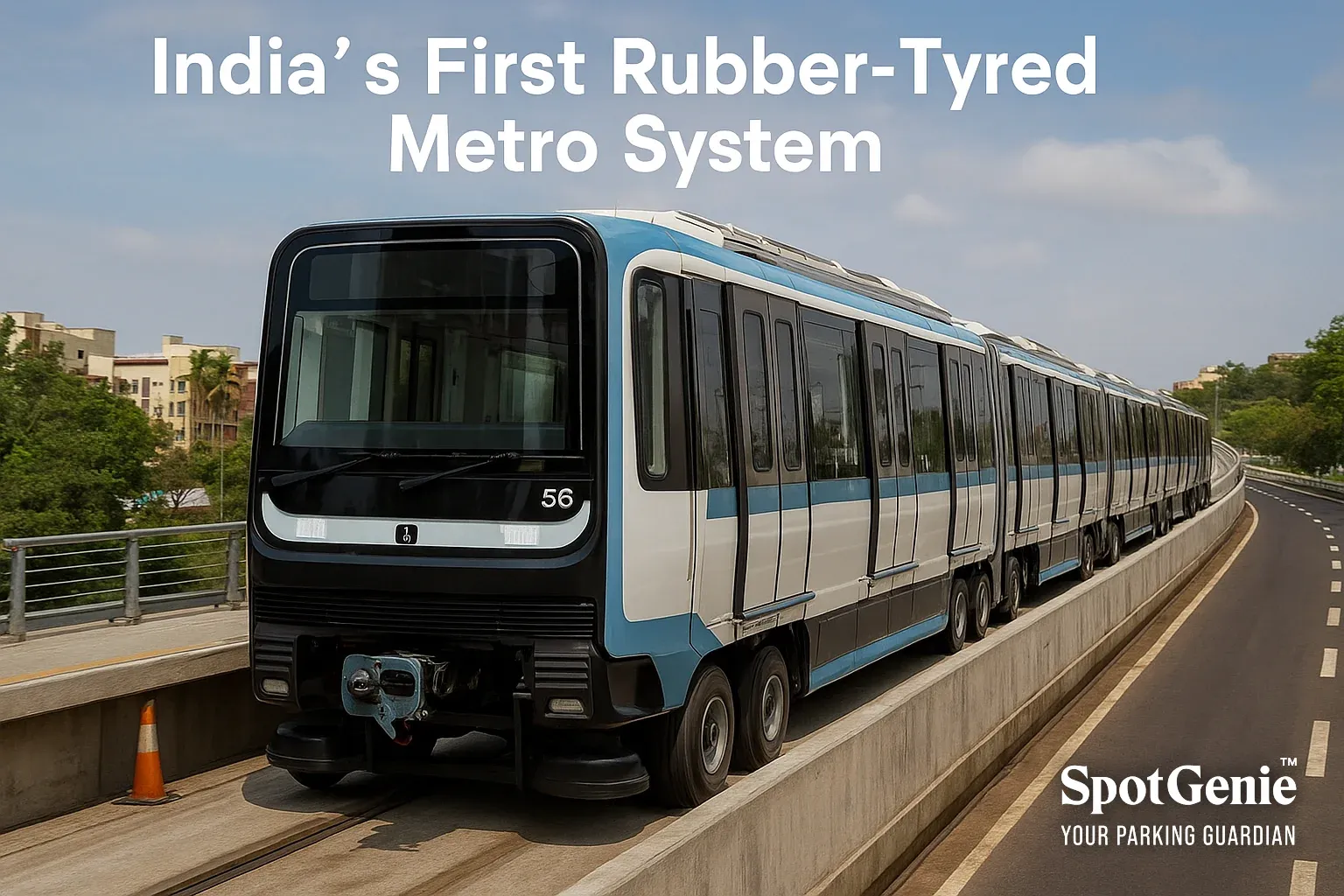 SpotGenie Fact, India’s First Rubber-Tyred Metro System
