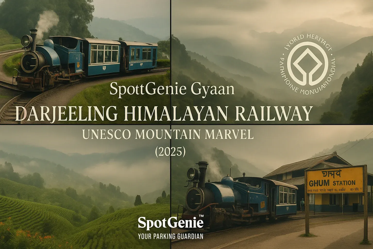 🚂 SpotGenie Gyaan: The Darjeeling Himalayan Railway, UNESCO Mountain Marvel
