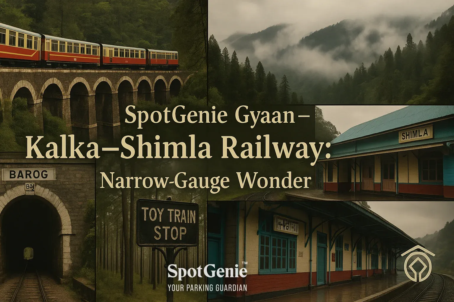 SpotGenie Gyaan: Kalka–Shimla Railway, India’s Narrow-Gauge Wonder