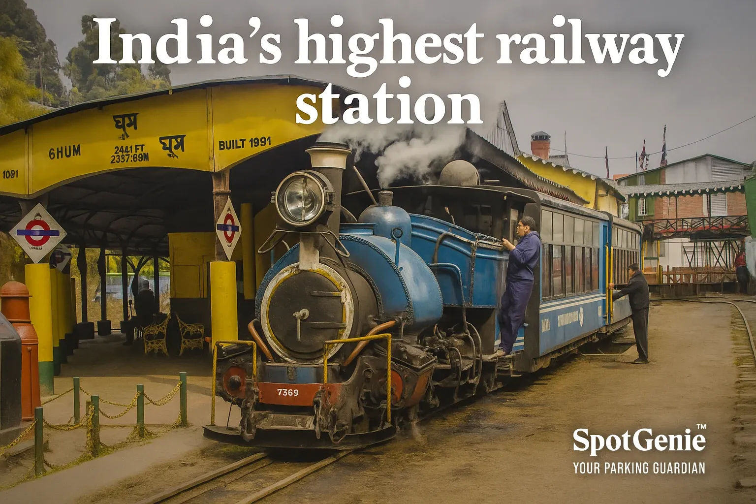 SpotGenie Fact: India’s Highest Railway Station: Ghum (Darjeeling)