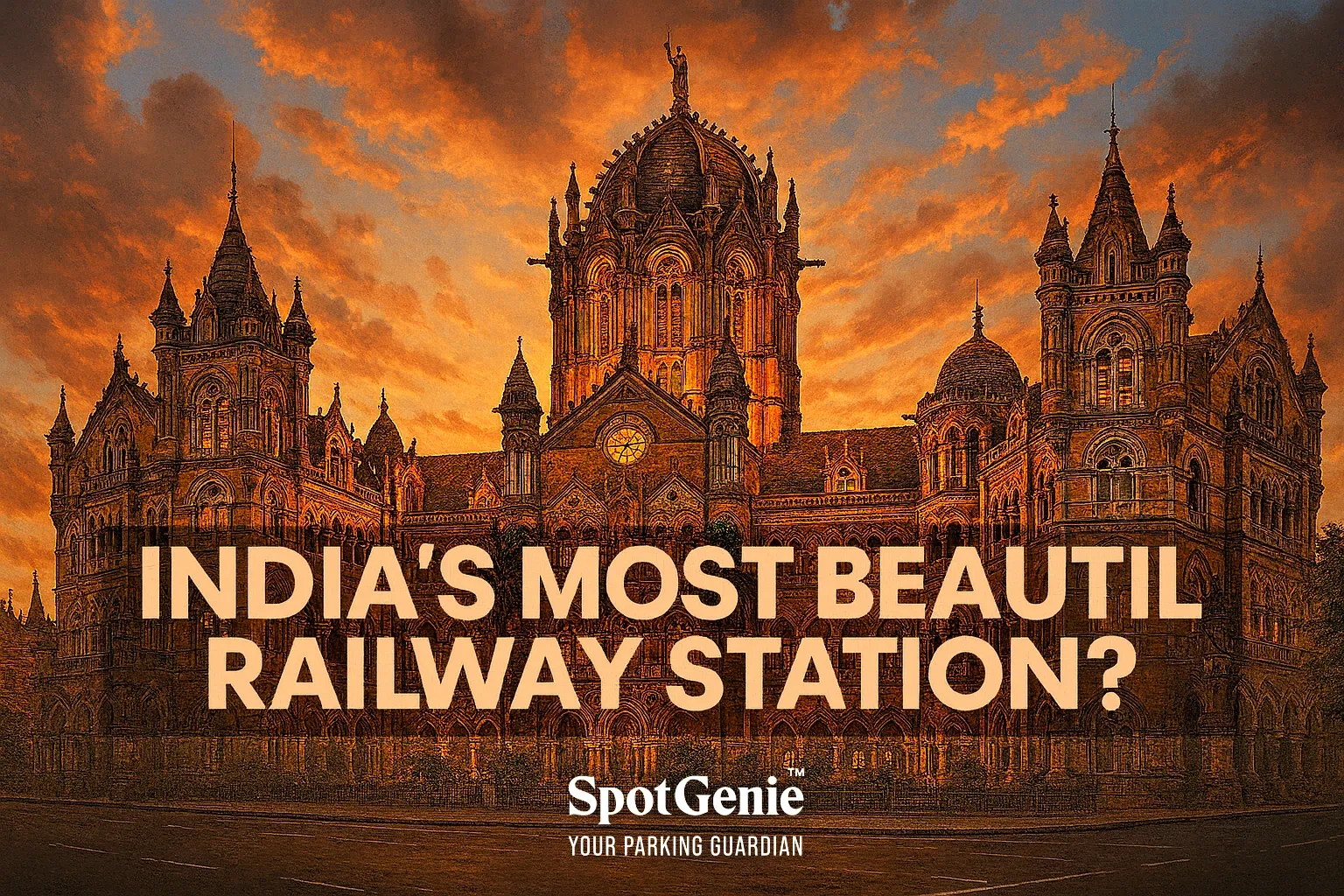 🧞‍♂️ SpotGenie Fact: India’s Most Beautiful Railway Station