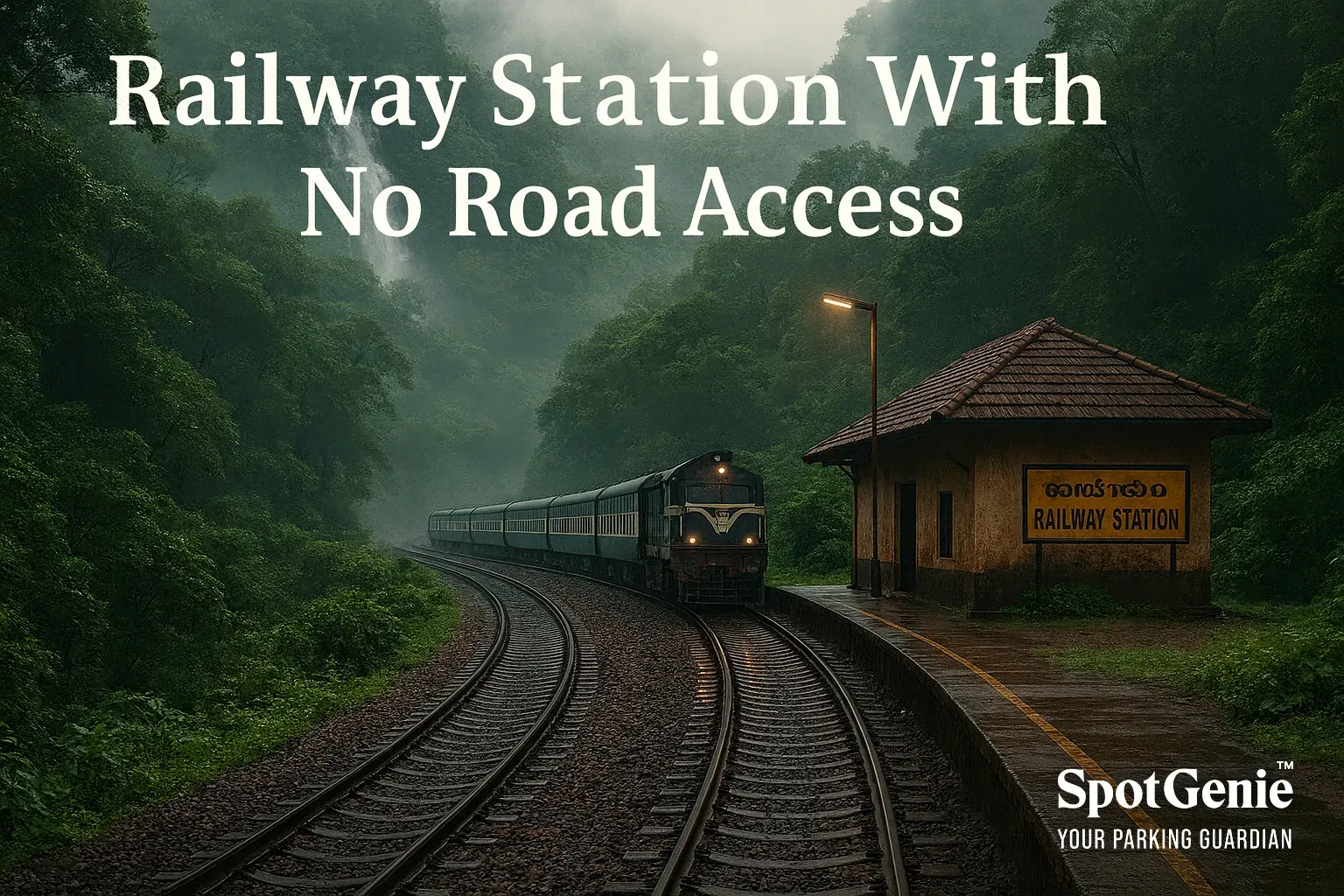 The Railway Station in India With No Road Access