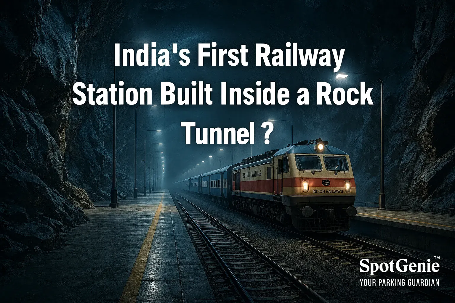 ndia’s First Railway Station Built Inside a Rock Tunnel 