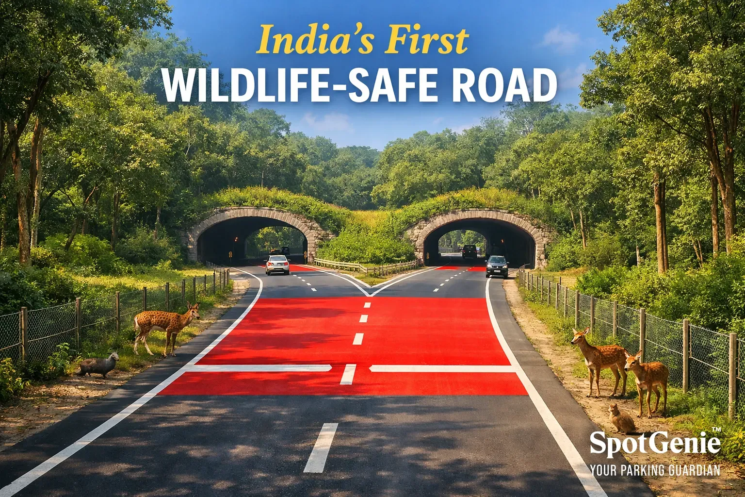 India’s First Wildlife-Safe Road | SpotGenie Fact