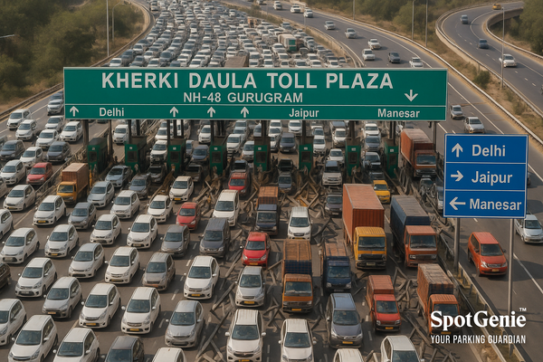 Kherki Daula Toll Plaza on NH-48