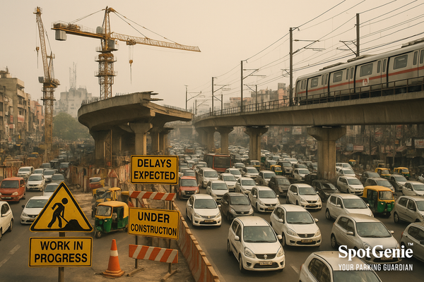 Flyover under construction 