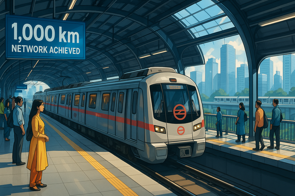 India Now Boasts the World's 3rd-Largest Metro Network