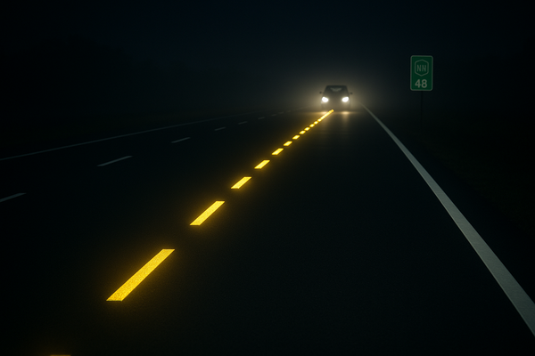 Highways Shine at Night