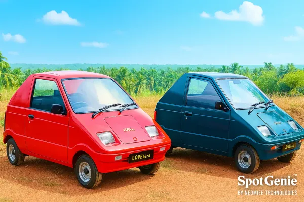 India's First Electric Car, the Lovebird, 1993.
