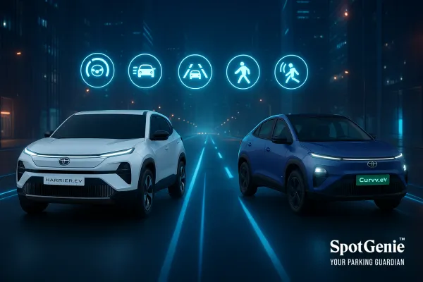 Tata Harrier EV & Tata Curvv EV with Advanced Safety Features