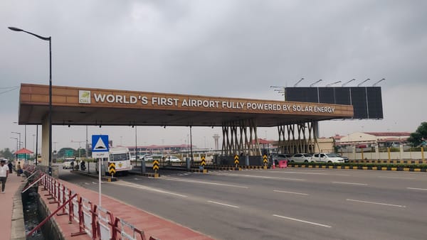 Solar-Powered Airport Gate