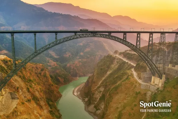 World’s highest railway arch bridge
