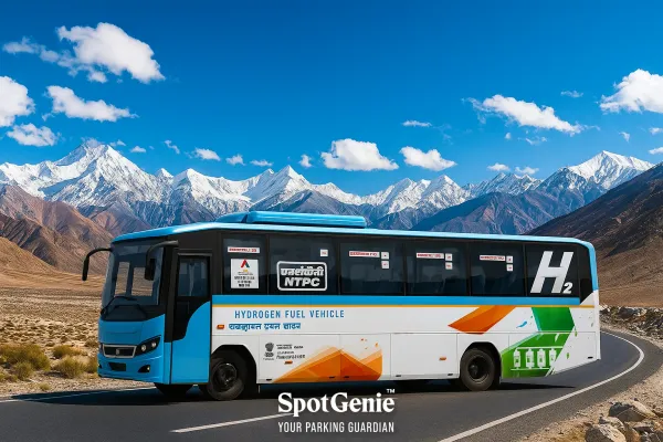 India’s First Hydrogen-Powered Buses at High Altitude