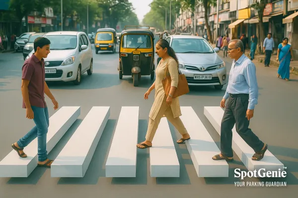 3D Zebra Crossing