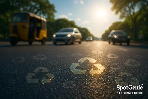 India’s First Plastic Waste Road,  | SpotGenie Fact
