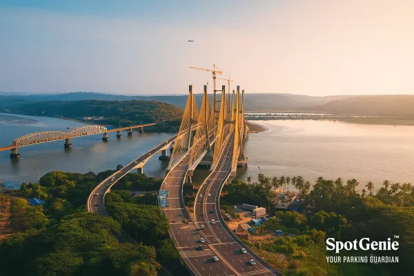 New Zuari Bridge, Goa – India’s Second-Longest Cable-Stayed Bridge | SpotGenie Fact