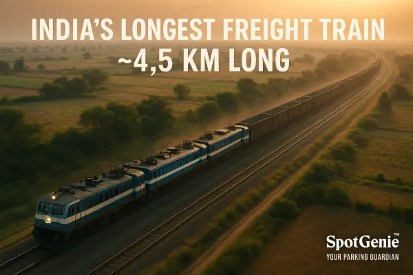 🧞‍♂️ SpotGenie Fact, Rudrastra: India’s Longest Freight Train (Trial Run)