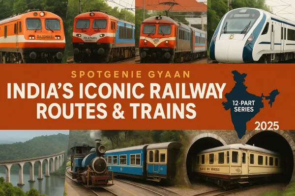 India’s Most Iconic Railway Routes & Trains: SpotGenie Gyaan Series (2025)