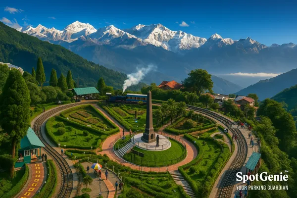 SpotGenie Fact: India’s Only Fully Active Spiral Loop Railway Section – The Batasia Loop